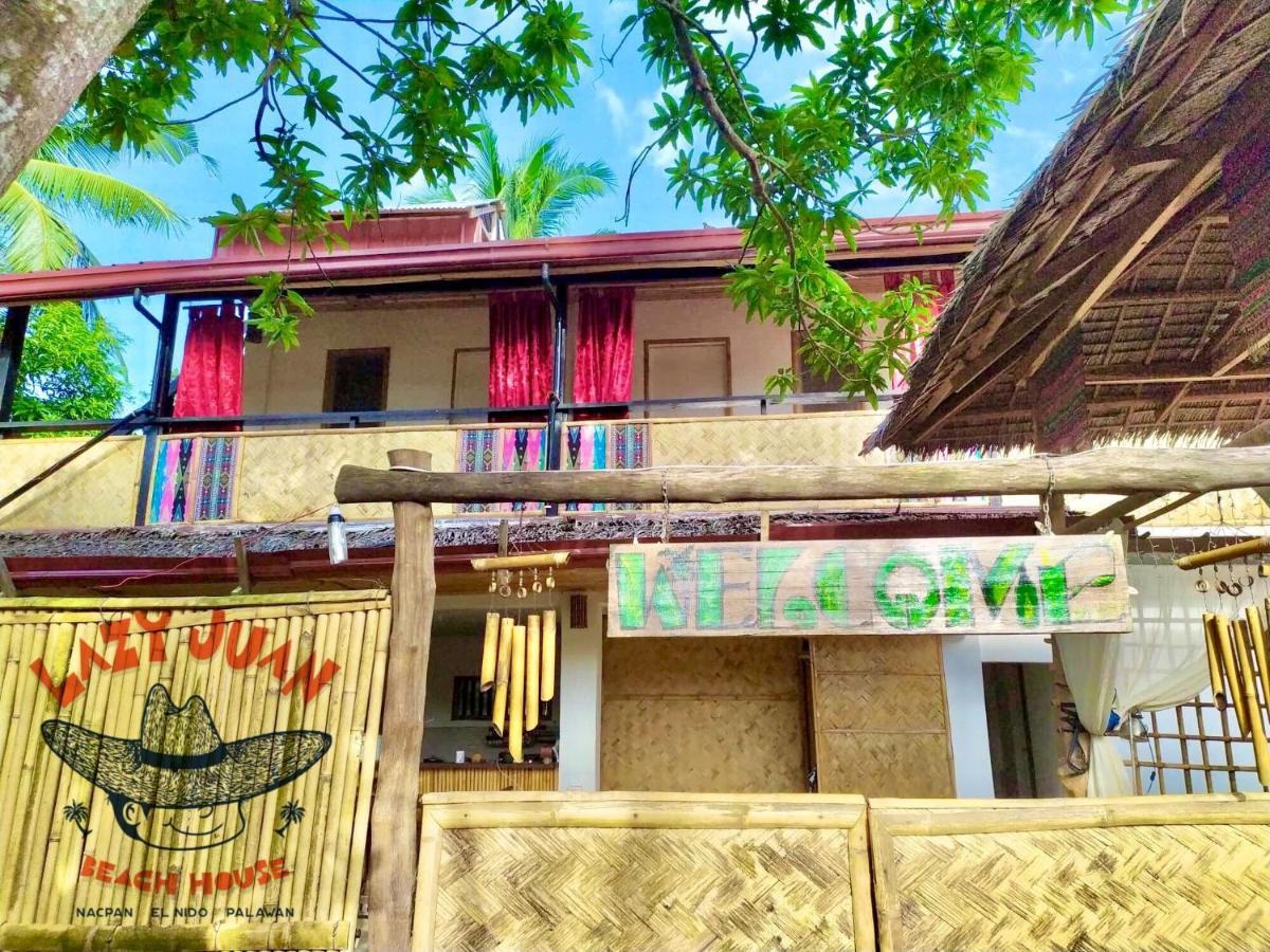Lazy Juan Beach House Nacpan El Nido Dış mekan fotoğraf