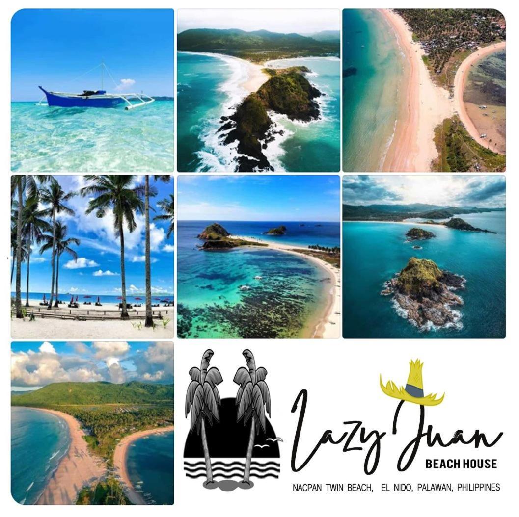 Lazy Juan Beach House Nacpan El Nido Dış mekan fotoğraf