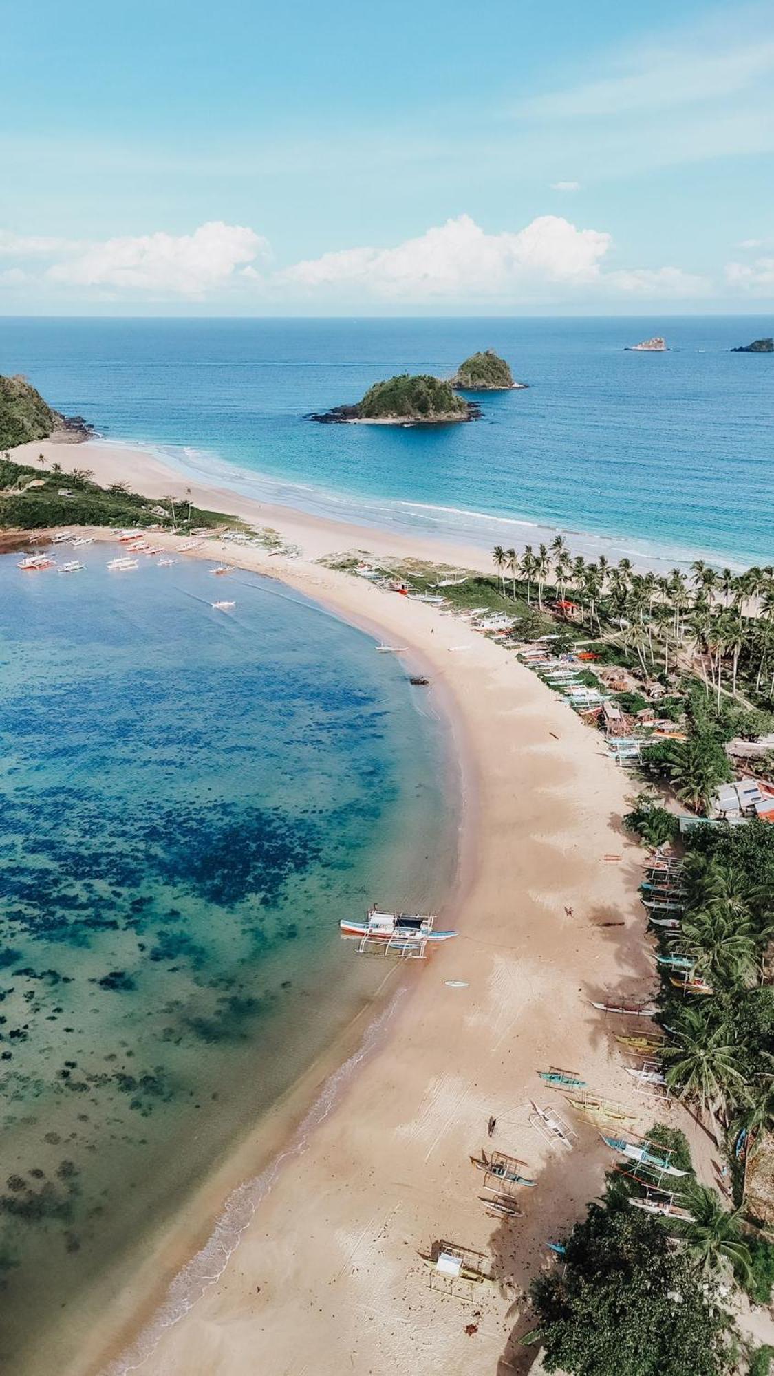 Lazy Juan Beach House Nacpan El Nido Dış mekan fotoğraf